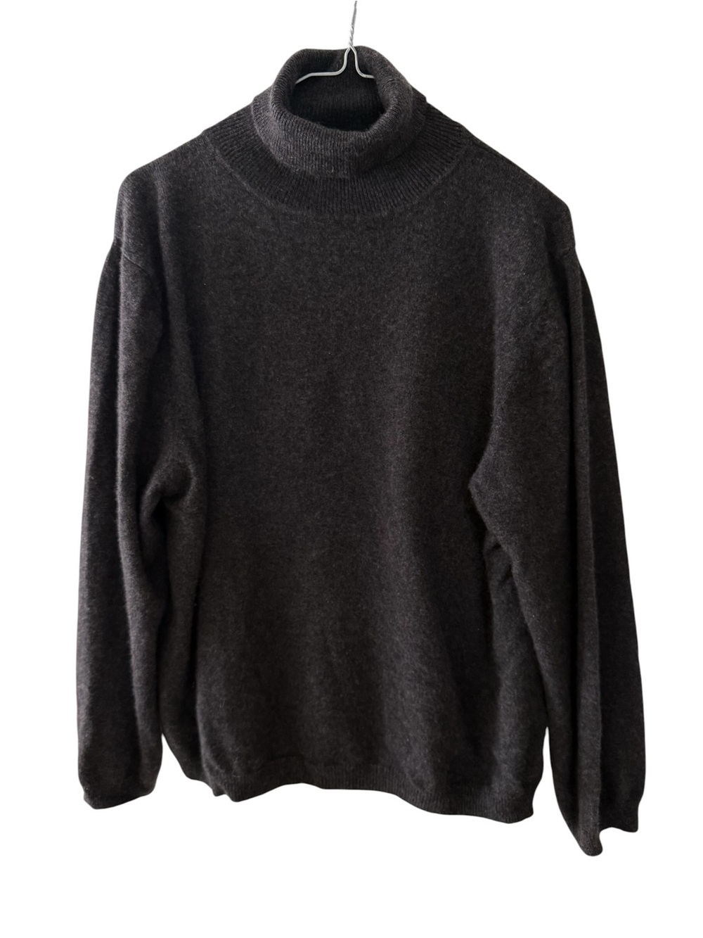 Principles Cashmere Turtleneck Charcoal Grey Sweater Women’s Large L
